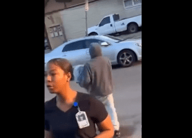 Woman Gets Jealous After Her Ex Boyfriend Pulled Up With Trans Girlfriend And Got His Clothes And Left Her