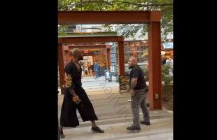 Power Lifter Thought He Could Harass And Take On A Kung Fu Fighter And He Ended Him Very Quickly