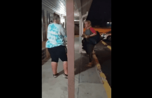 Woman Gets Kicked Out A Man Motel Room After Selling It And Gets Mad At The People Next Door For Laughing At Her And Everything Went Left