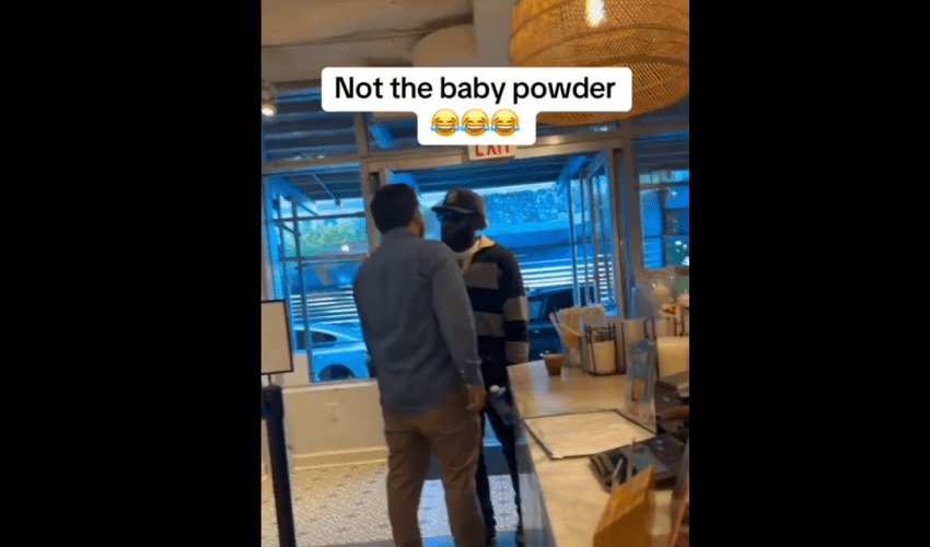 Man Used Baby Powder On Store Owner For Putting Hands On Him In The Store After He Was Told To Get Out
