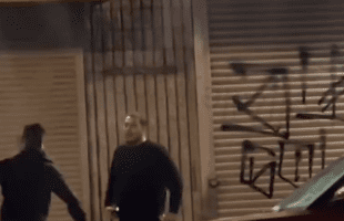 Dude Tried To Throw Hands With A Man That Came To His Neighborhood To Write His Set Symbols On His Walls