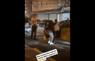Woman Tried To Snatch Cab Driver Out His Car After He Ran Off On Her Services In The Hood