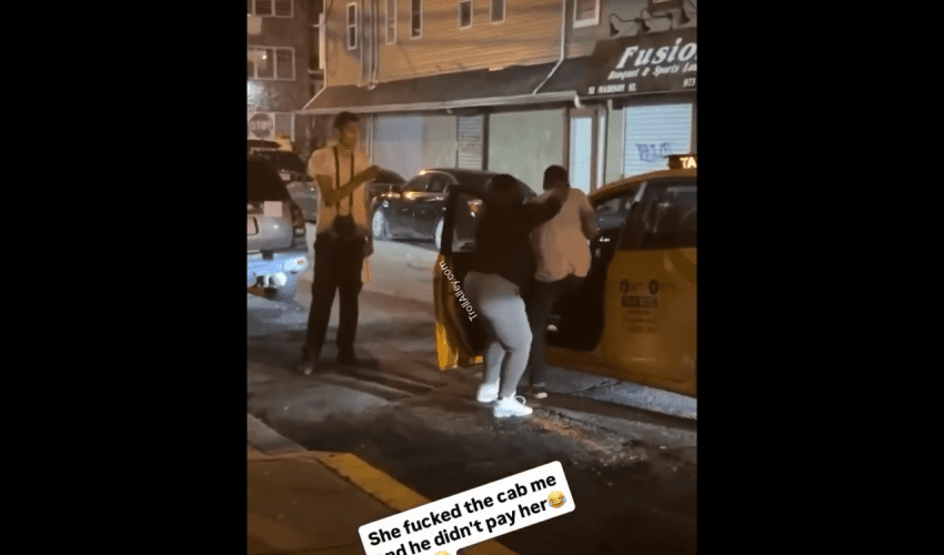 Woman Tried To Snatch Cab Driver Out His Car After He Ran Off On Her Services In The Hood
