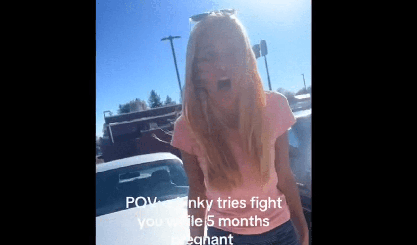 Drugged Out Woman That Went Off On A 5 Month Pregnant Woman Said She Dont Care About Jail And She Will Eat the Box All Day And Night