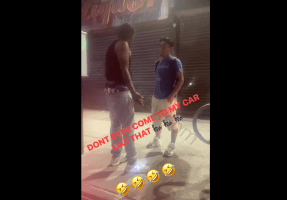 Migrant Tried To Wrong Brother In The Hood And Got Rocked After Touching His Car