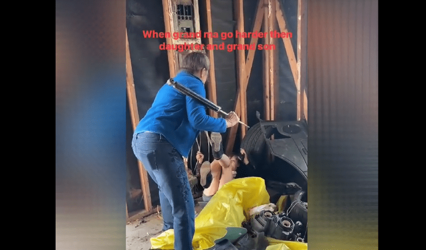 Somebody Grandma Was Not Playing About Her Phone