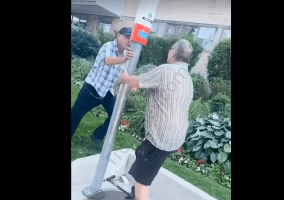 Two Senior Citizens Became Friends After A Fade