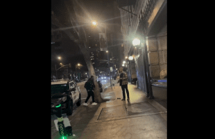 He Did This Right In Front Of A Parked Police Car