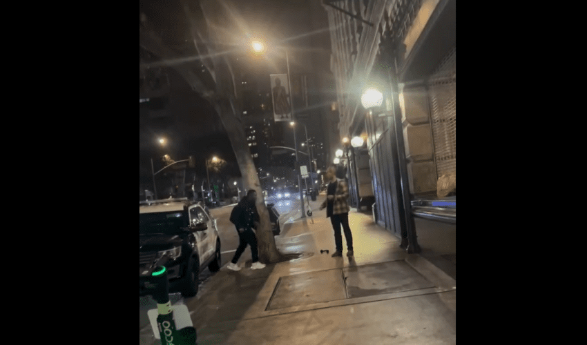 He Did This Right In Front Of A Parked Police Car