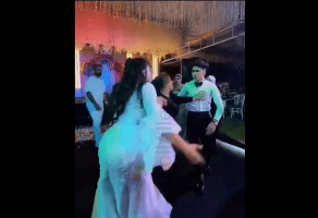 Woman Gets Into A Heated Altercation With Her Husband After Their Wedding