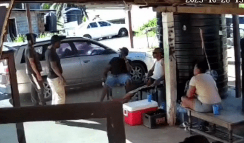 Never Let No One Walk Up On You This Close Or This Will Happen