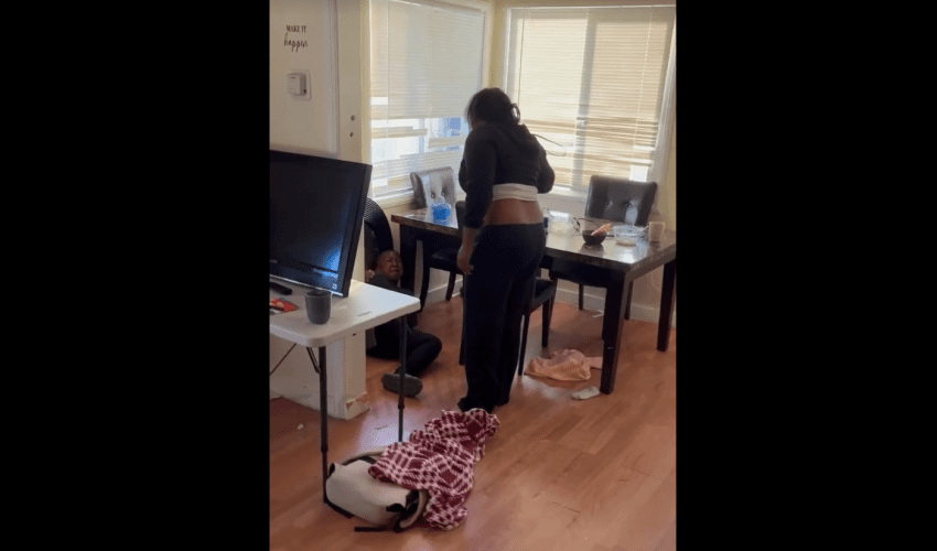 Father Was Scared To Intervene After His Son Was Getting A Beaten By His Mother For Leaving Without Her Permission