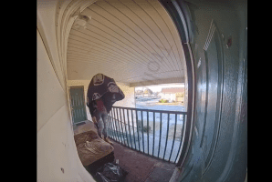 Girl Came Out Bussin After Her Stalker Tore Her Ring Camera Off And Tried To Break Into Her Home