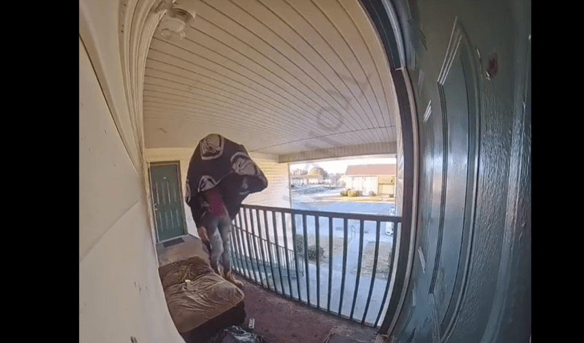 Girl Came Out Bussin After Her Stalker Tore Her Ring Camera Off And Tried To Break Into Her Home