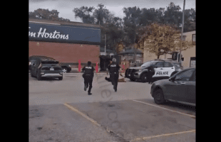 Police Accidentally Runs Over Suspect Leg