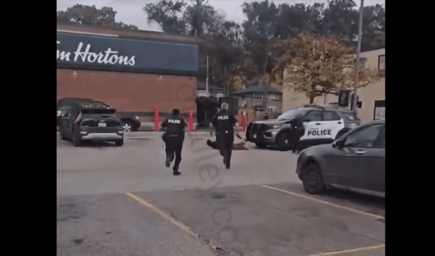 Police Accidentally Runs Over Suspect Leg