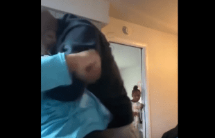 Mother And Father Gets Into A Scuffle In Front Of Their Daughter During A Argument
