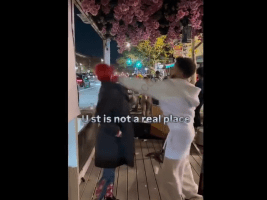 Older Woman Tried To Demand Her Drunk Young Boyfriend To Go Home But It Went All The Way Left