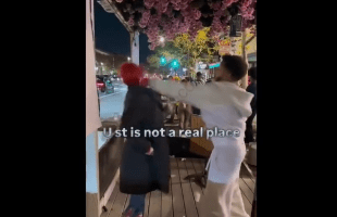 Older Woman Tried To Demand Her Drunk Young Boyfriend To Go Home But It Went All The Way Left