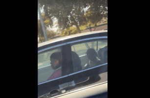 Girl Gets Caught Hotboxing With Her Small Son In The Car