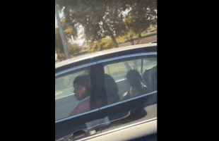 Girl Gets Caught Hotboxing With Her Small Son In The Car