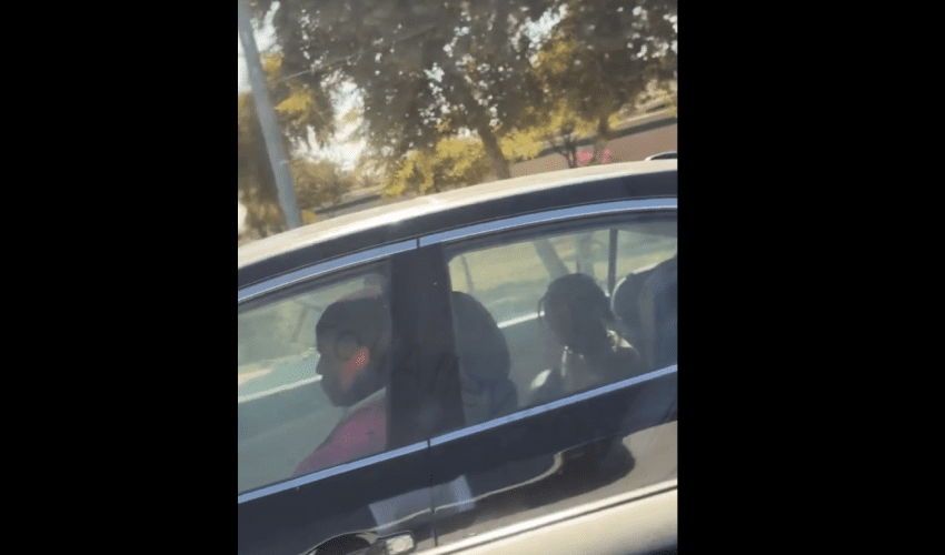 Girl Gets Caught Hotboxing With Her Small Son In The Car
