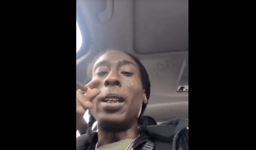 Dude Proves That He Use To Do Street Shii By Reliving The Things He Did Back In The Day And Made A Guy Open His Bag And Took His Weed