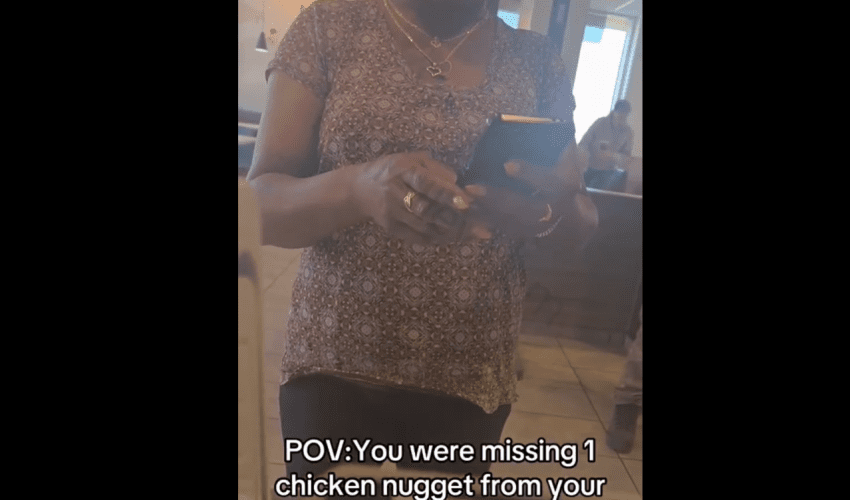 Woman Goes Insane On Mcdonald’s Employees After They Forgot One Nugget On Her 3 Dollar Meal