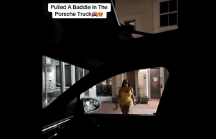 A Girl Was So Easy After A Guy Pulled Up On Her In A New Porsche Truck And Showed Some Money