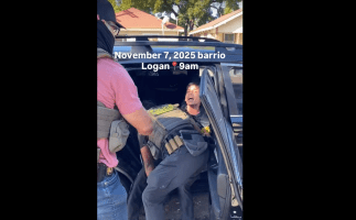 Ice Agents Out Here Just Picking Off Random Migrants And Shoving Them In The Car In San Diego