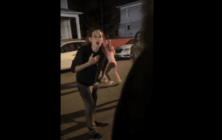 Big Family Of Tweakers Gets Into A Heated Altercation With A Man That Pulled Up On Their Block