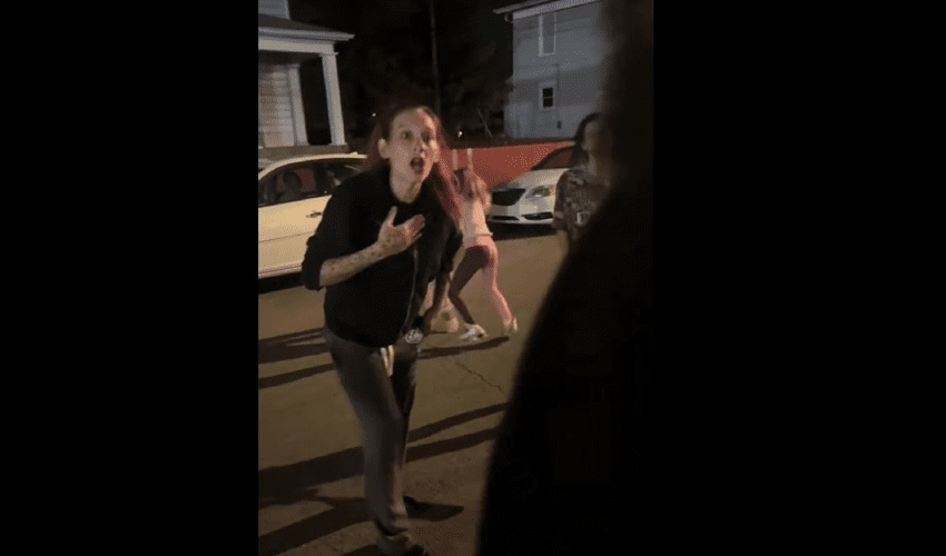 Big Family Of Tweakers Gets Into A Heated Altercation With A Man That Pulled Up On Their Block