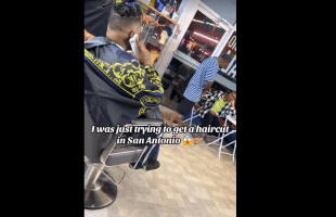 Straight Man Gets Angry And Put A Gay Guy To Sleep In A Barbershop For Rolling His Eyes At Him
