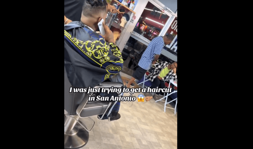 Straight Man Gets Angry And Put A Gay Guy To Sleep In A Barbershop For Rolling His Eyes At Him