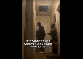 Dude Handles A Creep After He Tried Touch His Small Cousin When He Wasn’t Around
