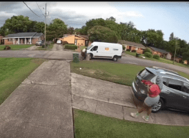 Dude Tried To Give A Woman His Vest To Cover Up While He Was Working And She Stole His Work Van