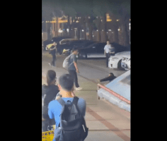 7 Security Guards Save Innocent Civilian From A Man With A Knife In China