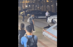 7 Security Guards Save Innocent Civilian From A Man With A Knife In China