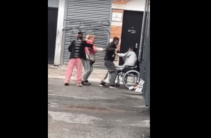 Dude Put The Paws On A Guy In A Wheelchair For  Stealing His Drugs