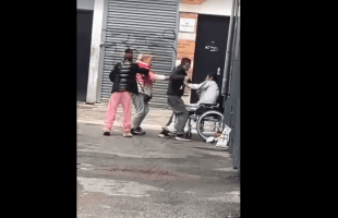 Dude Put The Paws On A Guy In A Wheelchair For  Stealing His Drugs