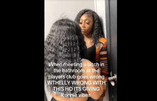 Woman Called A Girl She Met In The Club To Meet In The Restroom And Threw Her Against The Wall And Started Looking Into Her Eyes
