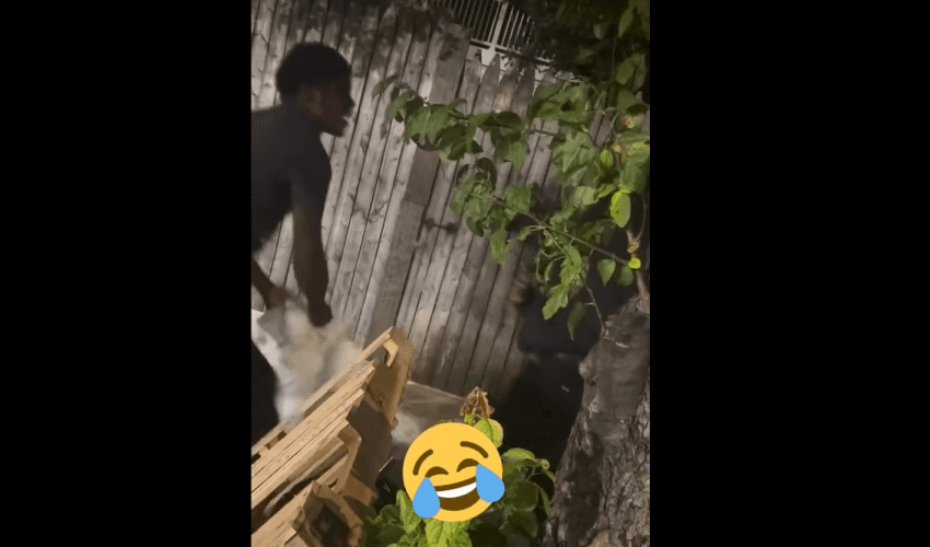 Trash Of Glass Took Him Out