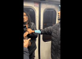 Dude Grabbed Up A Guy After He Greeted The Girl “DAMN BABY” While He Was Trying To Talk To Her