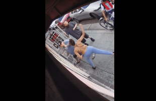 Girl Gets Mad After Store Owner Caught Her Trying To Run Off With His Phone