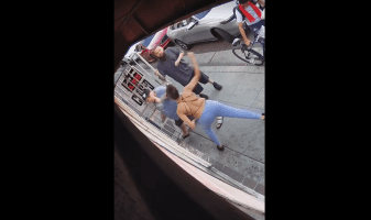 Girl Gets Mad After Store Owner Caught Her Trying To Run Off With His Phone