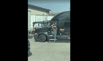Dude Was Pissed At A Truck Driver After He Refused To Move His Truck