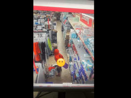 Instead Of Asking To Use The Restroom She Rather Use A Gift Bag In The Store