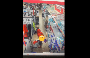 Instead Of Asking To Use The Restroom She Rather Use A Gift Bag In The Store