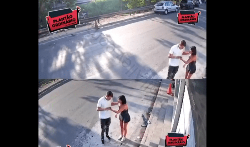 Jealous Man Caught His Ex Girlfriend With Another Man And Quickly Ended Her