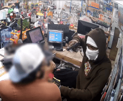 Robber Made His Own Homemade Ski Mask